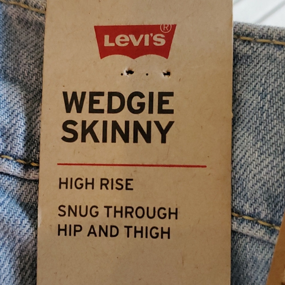 NWT by Levi's Wedgie Skinny High Rise Jeans - Picture 7 of 17